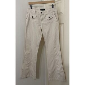 Aeropostale Womens sz 4Low Rise Flare Pants Y2K utility 90s 00s retro cargo